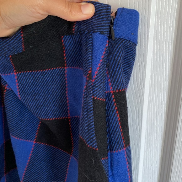 Abercrombie & Fitch Wool-Blend Plaid Mini Skirt - Picture 3 of 6